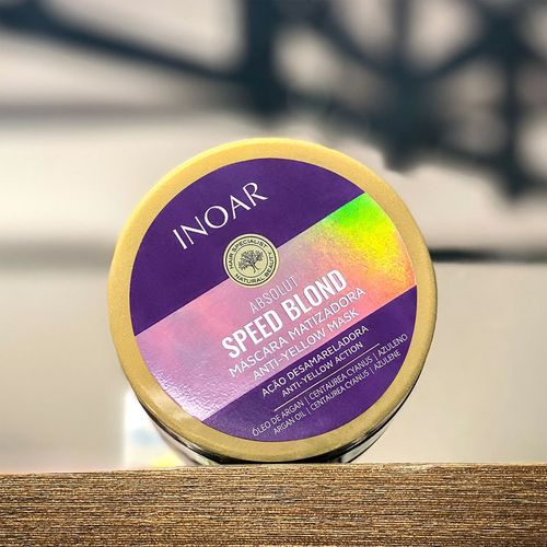 Absolut Speed Blond mascarilla nutritiva con color para cabello rubio 250 g - INOAR - Modalova