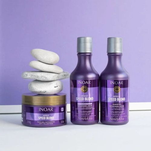 Absolut Speed Blond set para cabello rubio 2x250 ml - INOAR - Modalova