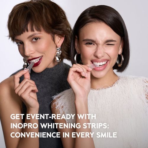 Advanced Whitening Strips tiras de blanqueamiento para dientes bez peroxidu 28 ud - InoPro - Modalova
