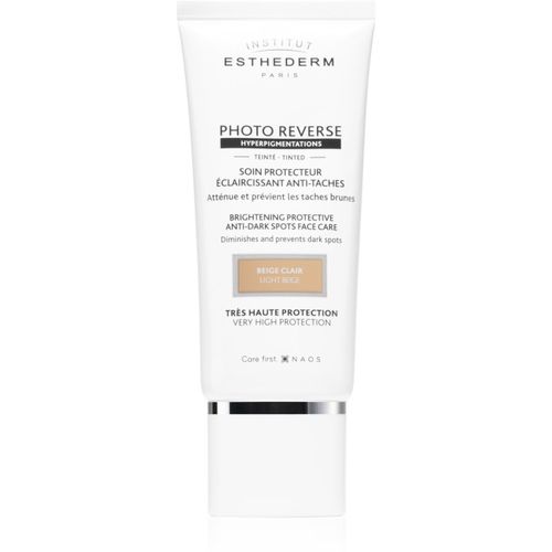 Photo Reverse Brightening Protective Anti-Dark Spots Face Care schützende Tönungscreme gegen Pigmentflecken hoher UV-Schutz Farbton - Institut Esthederm - Modalova