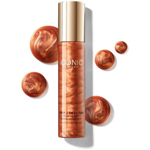 Prep-Set-Tan bruma bronceadora tono Glow 75 ml - ICONIC London - Modalova
