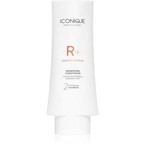 R+ Keratin repair Nourishing conditioner balsamo ricostituente alla keratina per capelli rovinati e secchi 200 ml - ICONIQUE Professional - Modalova