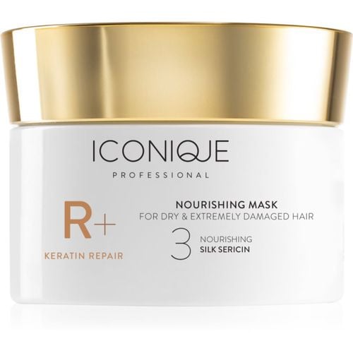 R+ Keratin repair Nourishing mask mascarilla reparación para cabello seco y dañado 200 ml - ICONIQUE Professional - Modalova