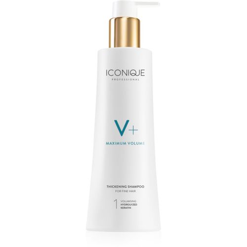 V+ Maximum volume Thickening shampoo shampoo volumizzante per capelli delicati 250 ml - ICONIQUE Professional - Modalova