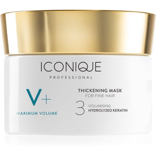 V+ Maximum volume Thickening mask maschera intensa volumizzante per capelli fini 200 ml - ICONIQUE Professional - Modalova