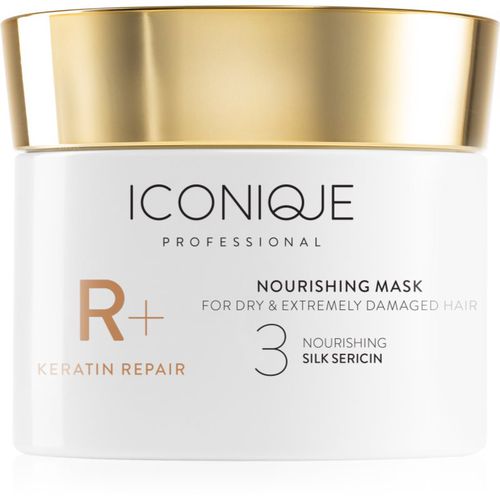 R+ Keratin repair Nourishing mask mascarilla reparación para cabello seco y dañado 100 ml - ICONIQUE Professional - Modalova