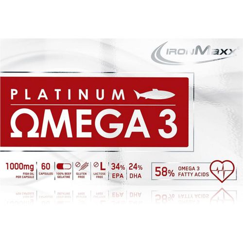 Platinum Omega 3 Kapseln mit essenziellen Fettsäuren 60 KAP - IronMaxx - Modalova