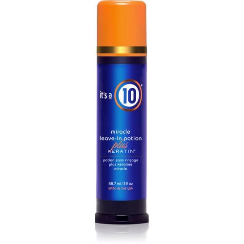 Plus Keratin Miracle Leave-in Potion bálsamo sin aclarado para dar brillo y suavidad al cabello 88.7 ml - it's a 10 - Modalova