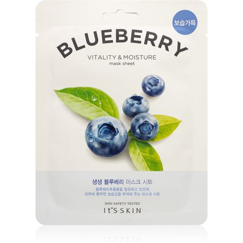 The Fresh Mask Blueberry mascarilla hidratante en forma de hoja con efecto revitalizante 21 g - It´s Skin - Modalova