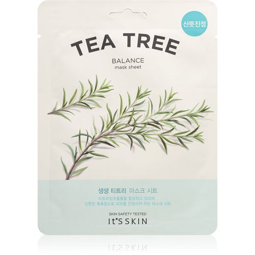 The Fresh Mask Tea Tree Máscara en hoja revitalizante para pieles problemáticas y con acné 18 g - It´s Skin - Modalova