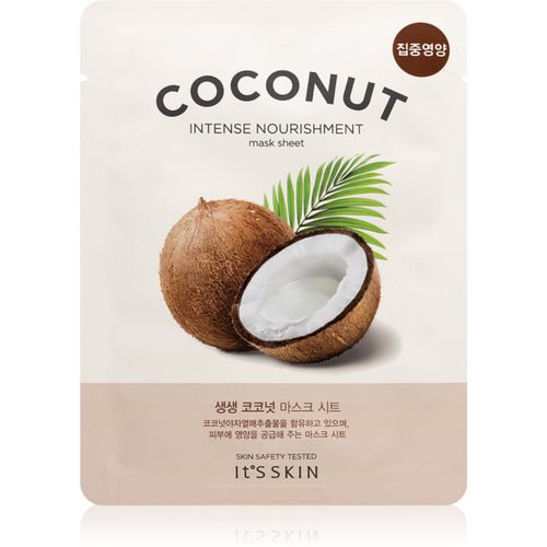 The Fresh Mask Coconut mascarilla hoja con efecto nutritivo e hidratación profunda 18 g - It´s Skin - Modalova