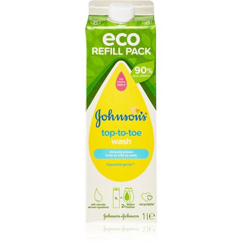 Top-to-Toe gel detergente per corpo e capelli per neonati ricarica 1000 ml - Johnson's® - Modalova