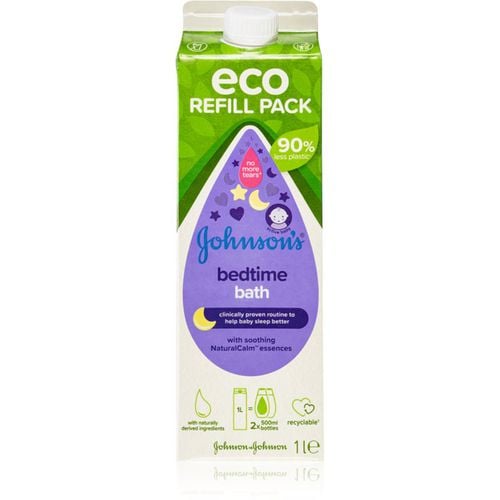 Bedtime emulsión de baño para niños recarga de recambio 1000 ml - Johnson's® - Modalova