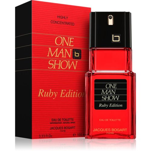 One Man Show Ruby Edition Eau de Toilette para hombre 100 ml - Jacques Bogart - Modalova
