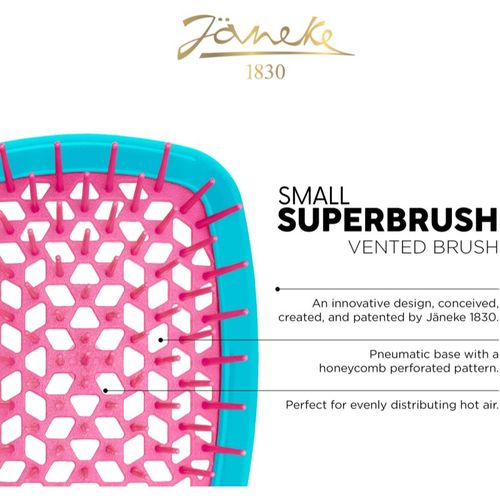 Superbrush Small cepillo plano pequeño 17,5 x 7 x 3 cm 1 ud - Janeke - Modalova