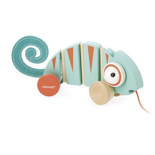 Tropik Pull-Along Chameleon juguete de arrastre 12m+ 1 ud - Janod - Modalova