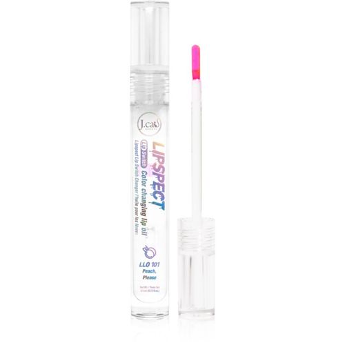 Lipspect aceite para labios con color cambiante tono 101 Peach, Please 3 ml - J.Cat Beauty - Modalova