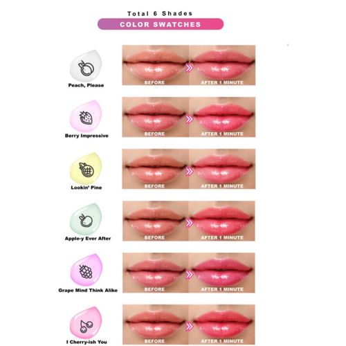 Lipspect aceite para labios con color cambiante tono 105 Grape Minds Think Alike 3 ml - J.Cat Beauty - Modalova
