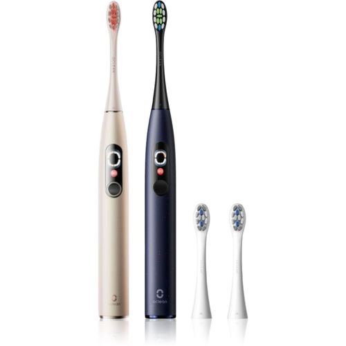 X Pro Digital Duo Set cepillo de dientes eléctrico sónico Gold&Blue 2 ud - OClean - Modalova