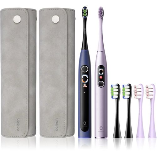 X Pro Digital Set lote de cuidado dental Purple & Dark Blue - OClean - Modalova