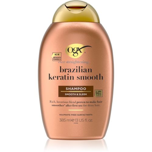 Brazilian Keratin Smooth champú alisador para dar brillo y suavidad al cabello 385 ml - OGX - Modalova