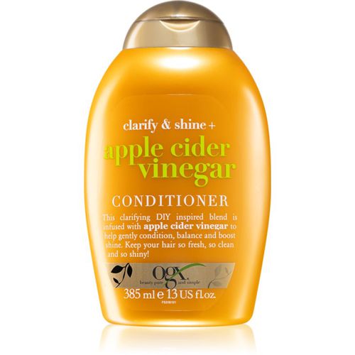 Apple Cider Vinegar acondicionador limpiador para dar brillo y suavidad al cabello 385 ml - OGX - Modalova