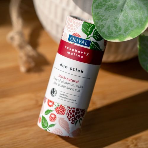 Natural Raspberry desodorante en barra sin sales de aluminio 40 g - Olival - Modalova