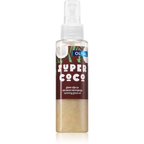 SUPER Coco aceite bronceador con purpurina 100 ml - Olival - Modalova