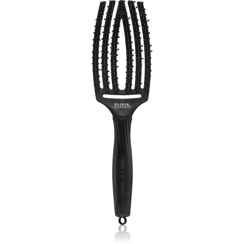 Fingerbrush Double Bristles cepillo llano para facilitar el peinado 1 ud - Olivia Garden - Modalova