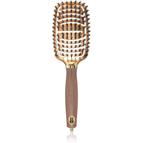 Expert Flex cepillo llano con cerdas de cerdo Gold&Brown 1 ud - Olivia Garden - Modalova