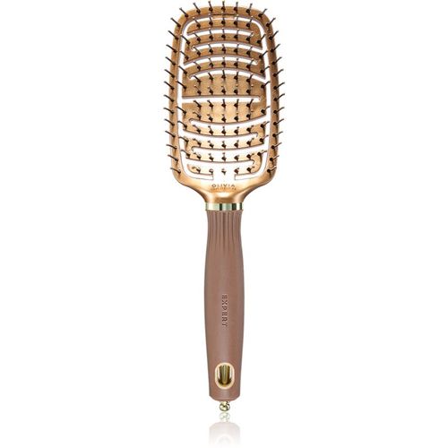 Expert Flex cepillo llano con tejidos de nylon Gold&Brown 1 ud - Olivia Garden - Modalova