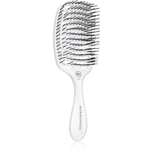 ESSENTIAL CARE FLEX Medium Hair Bristles cepillo para el cabello Ice White 1 ud - Olivia Garden - Modalova