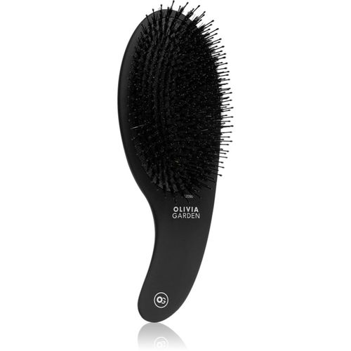 Black Label CURVE Board&Nylon bristles spazzola per capelli con setole di cinghiale 1 pz - Olivia Garden - Modalova