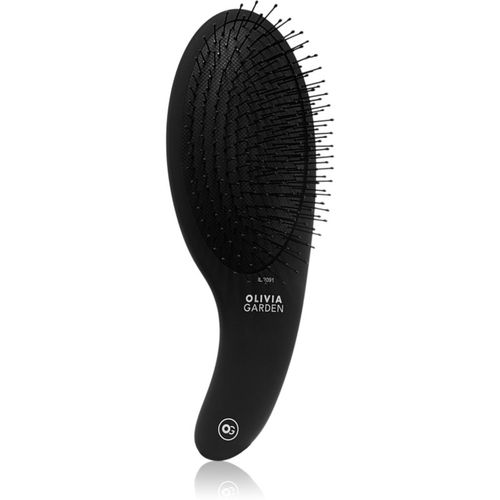 Black Label CURVE Board&Nylon bristles spazzola per capelli per capelli pettinabili Black 1 pz - Olivia Garden - Modalova