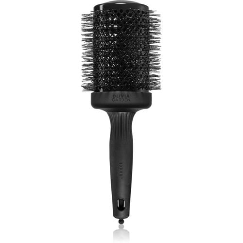 Black Label SHINE Wavy Bristles cepillo redondo para cabello diámetro 65 mm 1 ud - Olivia Garden - Modalova