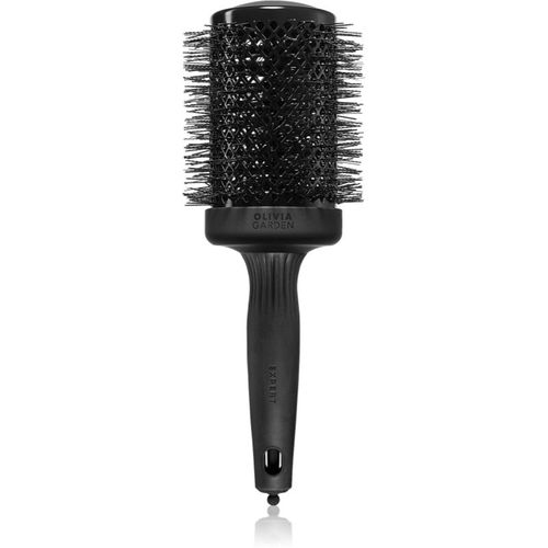 Black Label SHINE Wavy Bristles spazzola rotonda per capelli media 65 mm 1 pz - Olivia Garden - Modalova