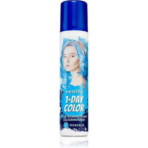 Day Color spray colorato per capelli colore No. 2 - Ocean Blue 50 ml - Venita - Modalova