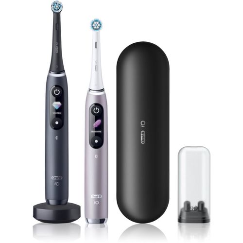 IO9 set de 2 cepillos de dientes con estuche de carga DUO Black Onyx & Rose Quartz 1 ud - Oral-B - Modalova
