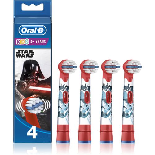 Vitality D100 Kids StarWars recambio para cepillo de dientes extra suave 4 ud - Oral B - Modalova