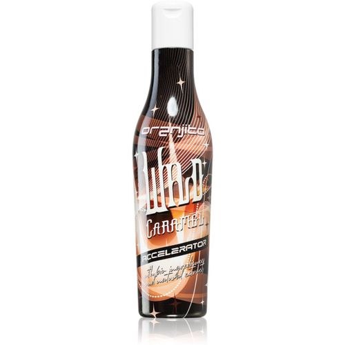 Level 2 Wild Caramel latte abbronzante per solarium con biocomponente e acceleratore dell'abbronzatura 200 ml - Oranjito - Modalova