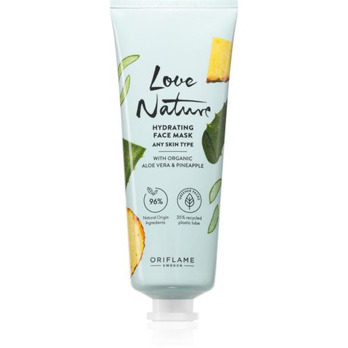 Love Nature Organic Aloe Vera & Pineapple mascarilla facial hidratante 75 ml - Oriflame - Modalova