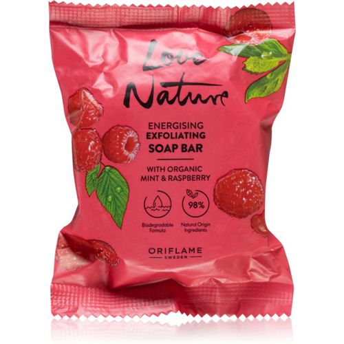 Love Nature Organic Mint & Raspberry jabón limpiador sólido 75 g - Oriflame - Modalova