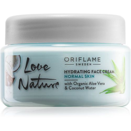 Love Nature Aloe Vera & Coconut Water feuchtigkeitsspendende Gesichtscreme für Normalhaut 50 ml - Oriflame - Modalova