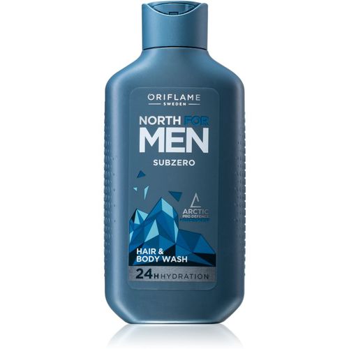 North for Men Subzero champú y gel de ducha 2 en 1 para hombre 250 ml - Oriflame - Modalova