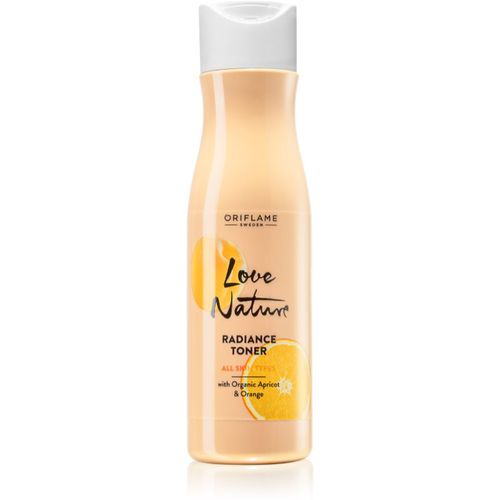 Love Nature Organic Apricot & Orange lozione illuminante viso per idratare la pelle e restringere i pori 150 ml - Oriflame - Modalova