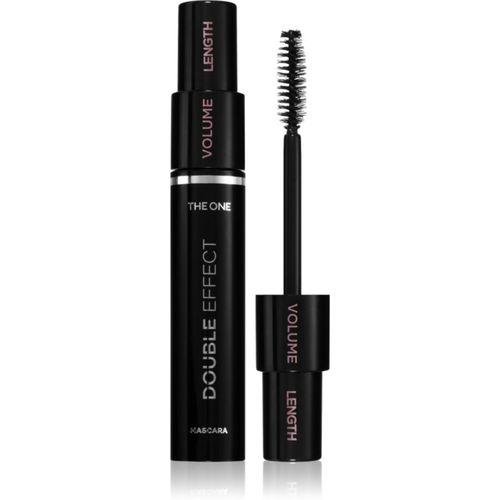 The One Double Effect máscara de pestañas para dar longitud, curvatura y volumen con cepillo 2en1 tono Black 8 ml - Oriflame - Modalova