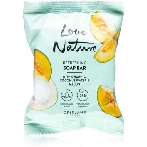 Love Nature Coconut Water & Melon jabón limpiador sólido 75 g - Oriflame - Modalova