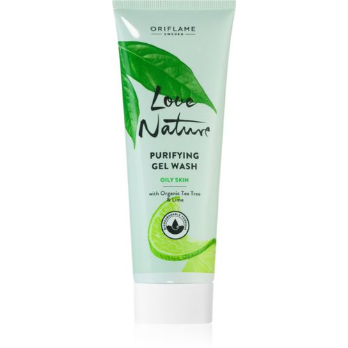 Love Nature Organic Tea Tree & Lime tiefenreinigendes Gel für fettige und problematische Haut 125 ml - Oriflame - Modalova