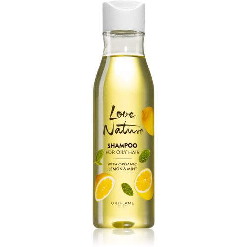 Love Nature Organic Lemon & Mint champú de limpieza profunda para cabello graso 250 ml - Oriflame - Modalova