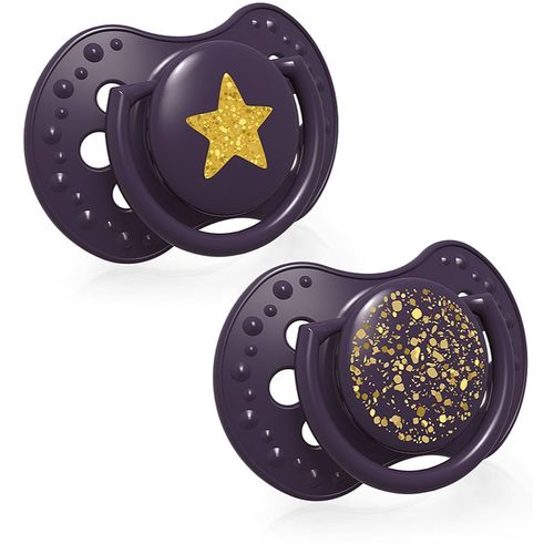 Stardust Violet chupete 0-3 m 2 ud - LOVI - Modalova